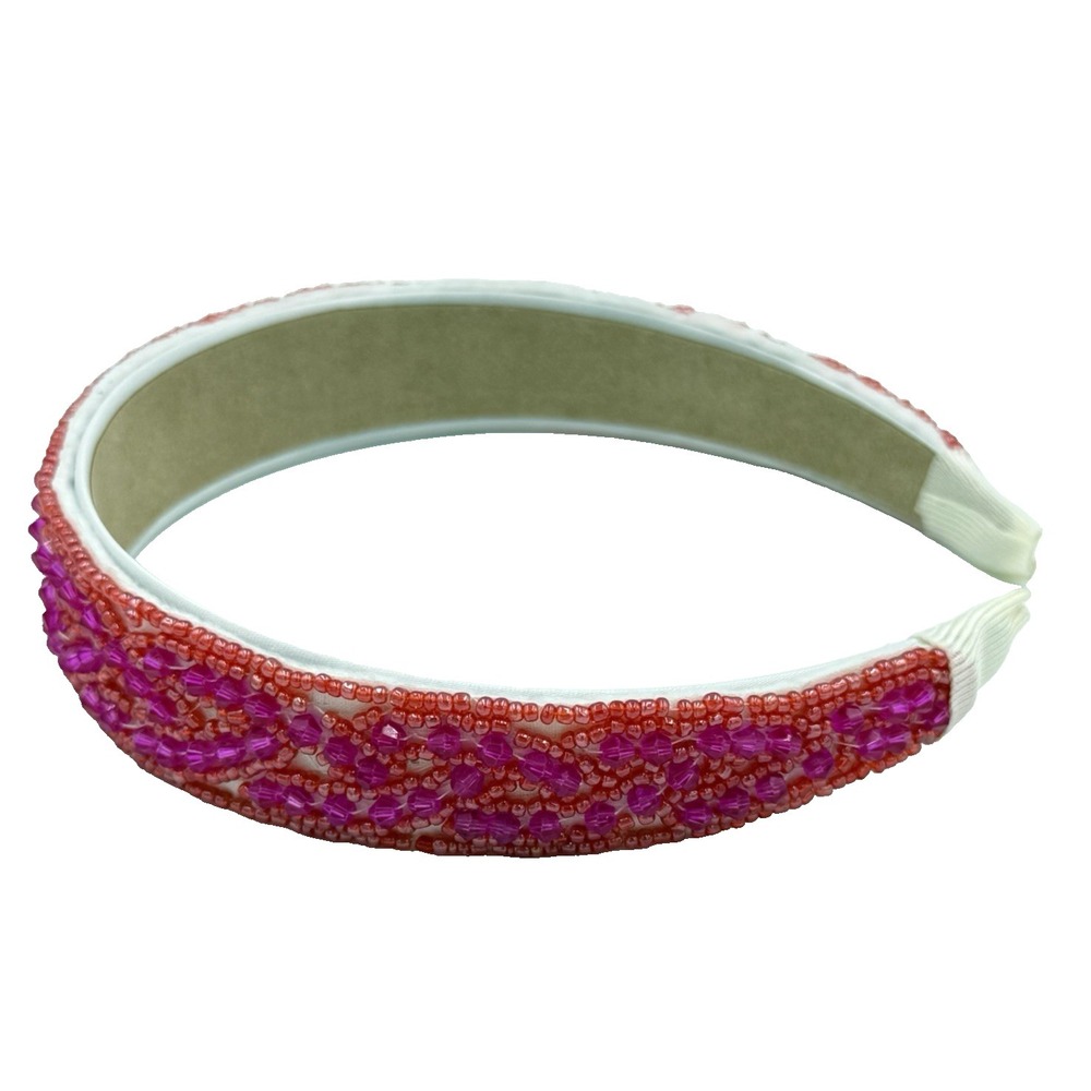 Bohemian Rhapsody Beaded Headband Luxury High-End Hair Accessory NEW Seed Bead - Picture 6 of 7